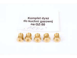 Dysze na gaz ziemny do kuchenki gazowej Ardo X246