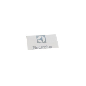 Nalepka z logo Electrolux do chłodziarko-zamrażarki