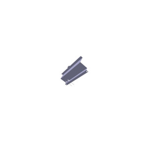 Prawy dystans z magnesem do okapu Electrolux / AEG czarny 182,4 x 63 x 40,6