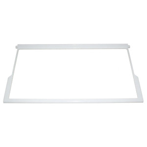Półka szklana z ramkami do chłodziarki Whirlpool 62 x 32,5 cm 481245088318 C00497075 481245088008 C00340354