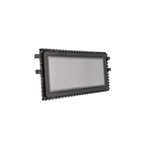 Środkowa rama drzwi do kuchenki mikrofalowej Electrolux / AEG czarna 50293779000