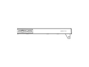 Górny blat do lodówki i zamrażarki Electrolux / AEG biały 600 x 635 mm 2064289362