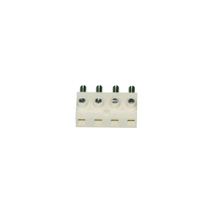 Wtyk 4-polowy do płyty Amica biały 8014419