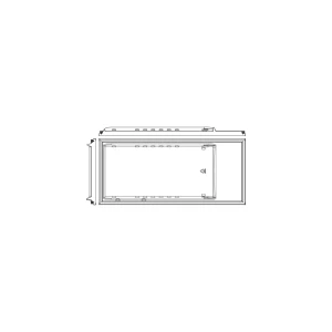 Drzwi lodówki Electrolux / AEG białe 538 x 1193 mm 140011534017