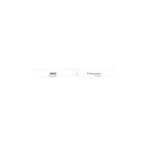 Uchwyt drzwi do pralki Electrolux / AEG biały 1081801175
