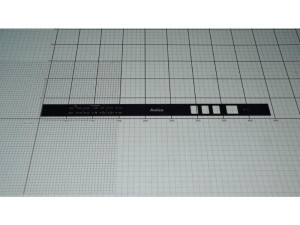 Maskownica panelu sterowania do zmywarki Amica 1017826