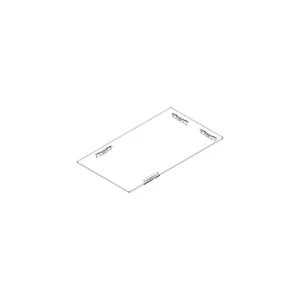 Płyta szklana do płyty ceramicznej AEG czarna 290 x 520 mm
