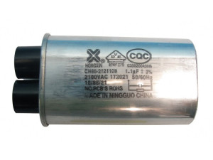 Kondensator wysokiego napięcia do kuchenki mikrofalowej Gorenje / Hisense 1,1 uF 2100 V 136228
