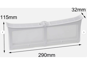 Filtry do suszarek bębnowych Filtr puchu do suszarki Candy / Hoover 40005584