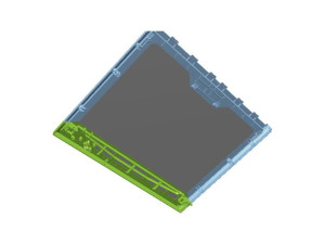 Blat biały do pralki Electrolux / AEG 596 x 407 mm 8079833011
