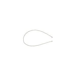 Cięgno sterowania dyszą wody dozownika do pralki Whirlpool / Indesit / Ariston / Hotpoint 481932128092 C00311569