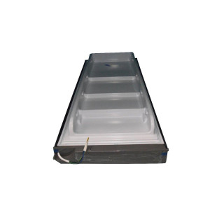 Lewe drzwi chłodziarki do lodówki Amica inox 1031838