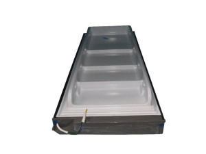 Lewe drzwi chłodziarki do lodówki Amica inox 1031838