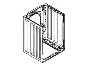 Tylna obudowa do pralki Electrolux / AEG biała 1327744627