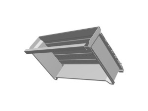 Skrzynia zamrażarki do chłodziarko-zamrażarki Electrolux / AEG komplet neutralny 7902 547 x 159,5 mm