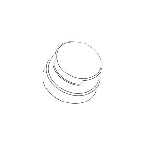 Pierścień pokrętła funkcji do kuchenki Electrolux / AEG biały 5618226103