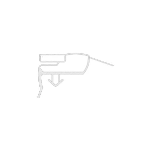 Uszczelka magnetyczna drzwi do lodówki i zamrażarki Electrolux / AEG 2248016970