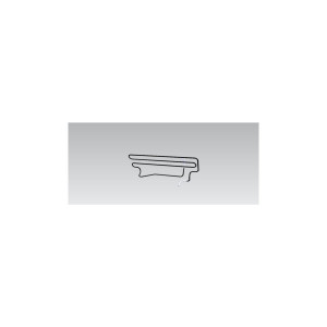 Element grzejny wanienki odparowania Electrolux / AEG, rura 1867 mm