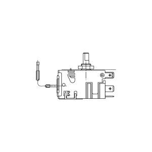 Termostat do chłodziarki Electrolux / AEG Danfoss 077B 700 mm