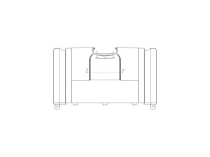 Ściana wewnętrzna komory chłodziarki do lodówki Electrolux / AEG 8077026022