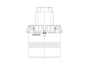 Pokrętło funkcji do piekarnika Electrolux / AEG nierdzewne 10+0