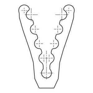 dystans, element grzejny, rura