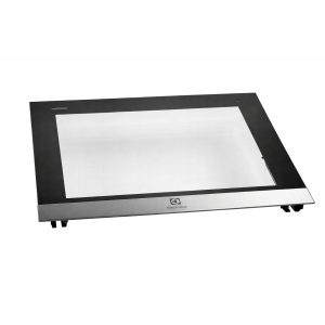 Szyba zewnętrzna drzwi piekarnika Electrolux / AEG czarna 596 x 466 mm