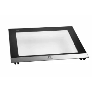 Szyba zewnętrzna drzwi piekarnika Electrolux / AEG czarna 596 x 466 mm