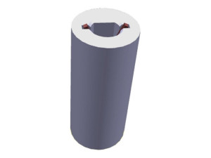 Pokrętło do płyty ceramicznej Electrolux / AEG czarne