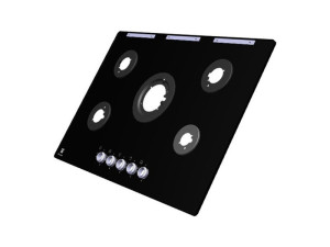 Blat roboczy do płyty grzewczej Electrolux / AEG czarny 740 x 510 mm