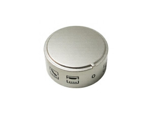 Pokrętło do piekarnika Ariston / Indesit / Hotpoint / Whirlpool inox C00252401 482000030349
