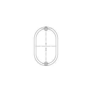 Zaślepka śruby uchwytu drzwi do urządzenia chłodniczego Electrolux / AEG 15,5 x 9 x 4 mm