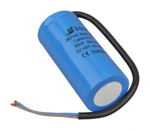 KONDENSATOR 200 UF / 320V KABEL 27014
