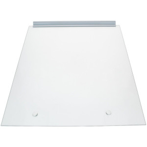 Pokrywa szklana do kuchenki Beko / Grundig / Arcelik 540 x 440 mm biała 4490910183