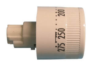Pokrętło temperatury do piekarnika Gorenje / Hisense białe 374649