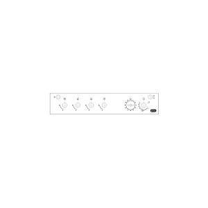Panel obsługi do kuchenki Electrolux / AEG nierdzewny 50 cm 5K