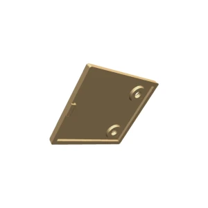 Zaślepka otworu zawiasu do lodówki Electrolux / AEG biała 47 x 52 mm 8090624019