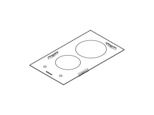 Płyta ceramiczna do płyty grzejnej Electrolux / AEG 290 x 520 mm