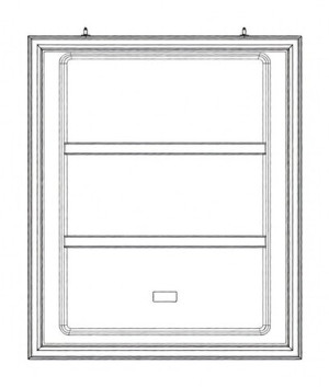 Drzwi zamrażarki do lodówki Electrolux / AEG białe 8075937014