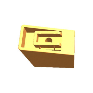 Adapter uchwytu drzwi piekarnika Electrolux / AEG biały 3554075105