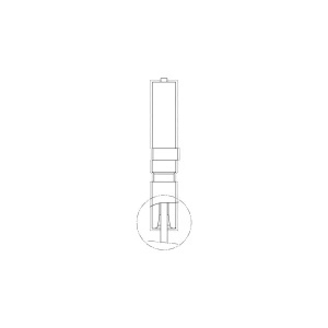 Świeca zapłonowa do palnika z potrójną koroną Electrolux / AEG 400 mm 3577347127