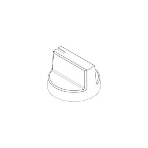 Pokrętło gazu do kuchenki Electrolux / AEG inox