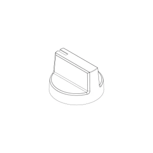 Pokrętło gazu do kuchenki Electrolux / AEG inox