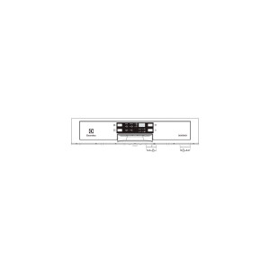 Panel obsługi przedni do zmywarki Electrolux / AEG inox 1561527027