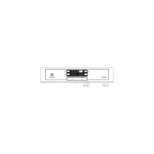 Panel obsługi przedni do zmywarki Electrolux / AEG inox 1561527027