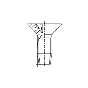 Wkręt do magnesu okapu Electrolux / AEG M3x8 TSP bianco