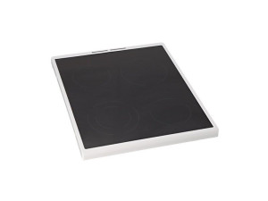 Płyta ceramiczna z ramką do kuchenki Electrolux / AEG biała 496 x 600 mm