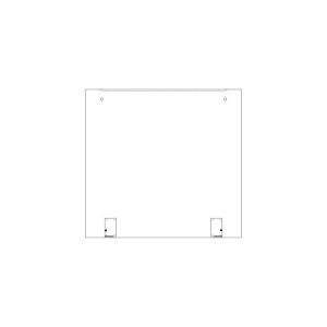 Szyba zewnętrzna drzwi piekarnika Electrolux / AEG czarna 494 x 464 mm 3428369528
