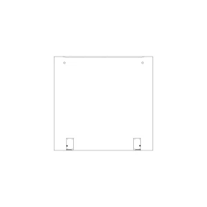 Szyba zewnętrzna drzwi piekarnika Electrolux / AEG czarna 494 x 464 mm 3428369528