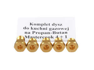 Komplet dysz propan-butan do kuchni gazowej Mastercook X211